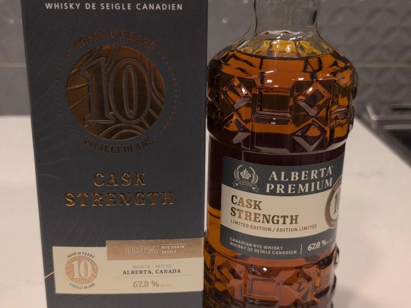 RKS CANADIAN WHISKY: ALBERTA PREMIUM TEN YEAR OLD CASK STRENGTH LIMITED EDITION CANADIAN RYE WHISKY: A Confounding Experience Waiting for Your&nbsp;Subjectivity!